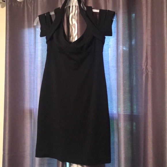 Boston Proper Dresses & Skirts - Black strappy fitted cocktail dress